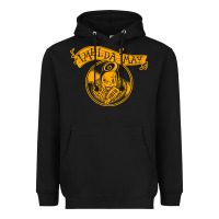 Black imelda may müsic Heavyweight Hoodie - linhVisuals