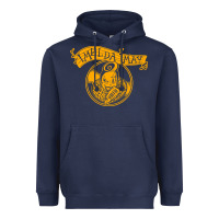 Navy imelda may müsic Heavyweight Hoodie - linhVisuals