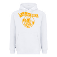 White imelda may müsic Heavyweight Hoodie - linhVisuals