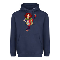 Navy weird al yankovic stand up comedy Heavyweight Hoodie - linhVisuals
