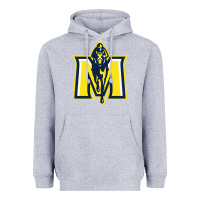 Heather Grey murray state racers Heavyweight Hoodie - linhVisuals