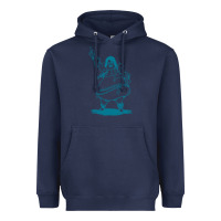 Navy weird al yankovic stand up comedy Heavyweight Hoodie - linhVisuals