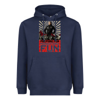 Navy weird al yankovic stand up comedy Heavyweight Hoodie - linhVisuals