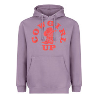 Lavender cowgirl up leopad hat boot rodeo western country southern t shirt Heavyweight Hoodie - linhVisuals