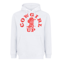 White cowgirl up leopad hat boot rodeo western country southern t shirt Heavyweight Hoodie - linhVisuals