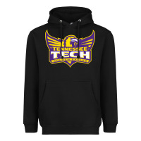 Black tennessee tech golden Heavyweight Hoodie - linhVisuals