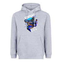 Heather Grey eli et3 tomac pullover hoodie Heavyweight Hoodie - linhVisuals