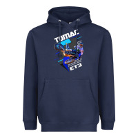 Navy eli et3 tomac pullover hoodie Heavyweight Hoodie - linhVisuals