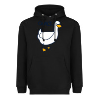 Black quack duck Heavyweight Hoodie - linhVisuals