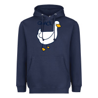 Navy quack duck Heavyweight Hoodie - linhVisuals