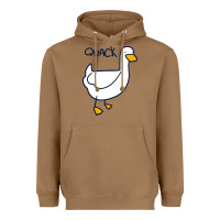 Toasted Coconut quack duck Heavyweight Hoodie - linhVisuals