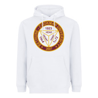 White bethune cookman Heavyweight Hoodie - linhVisuals