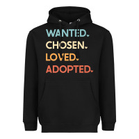 Black adoption day announcement   wanted chosen loved adopted premium t shir Heavyweight Hoodie - linhVisuals