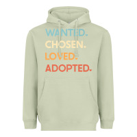 Matcha adoption day announcement   wanted chosen loved adopted premium t shir Heavyweight Hoodie - linhVisuals