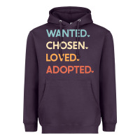 Plum adoption day announcement   wanted chosen loved adopted premium t shir Heavyweight Hoodie - linhVisuals