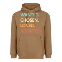 Toasted Coconut adoption day announcement   wanted chosen loved adopted premium t shir Heavyweight Hoodie - linhVisuals