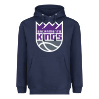 Navy sacramento Heavyweight Hoodie - linhVisuals