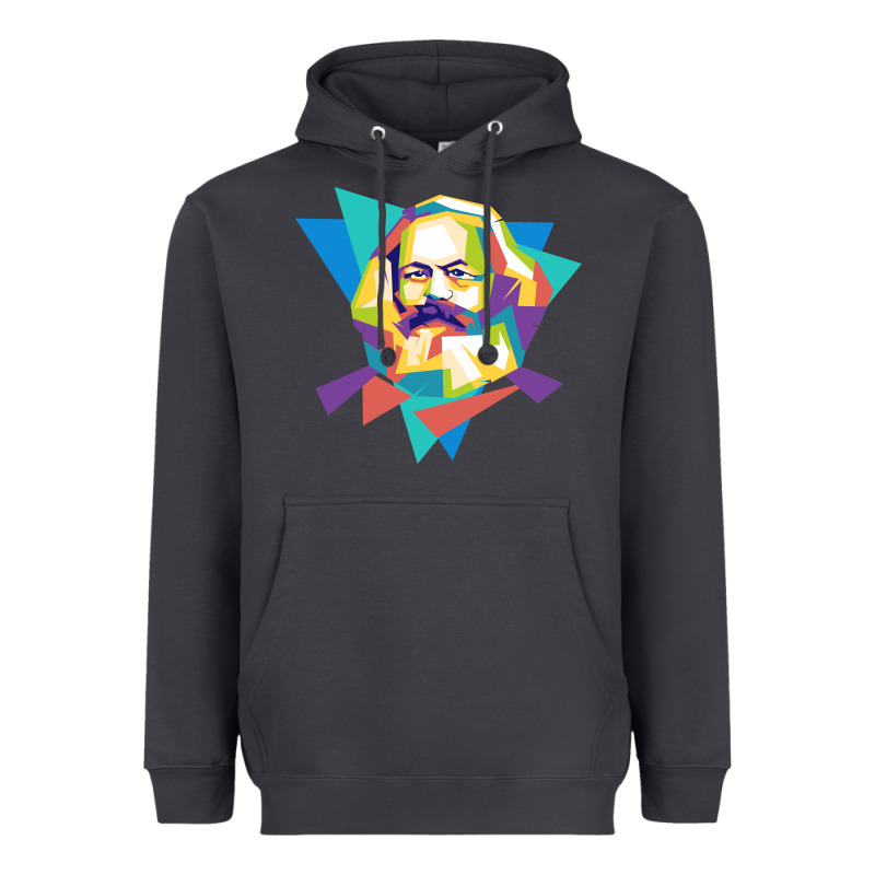 Karl Marx Get Vintage Heavyweight Hoodie by linhVisuals | Teevron