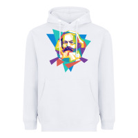 White karl marx get vintage Heavyweight Hoodie - linhVisuals