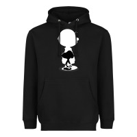 Black peanuts shadow silhouette Heavyweight Hoodie - linhVisuals