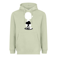Matcha peanuts shadow silhouette Heavyweight Hoodie - linhVisuals