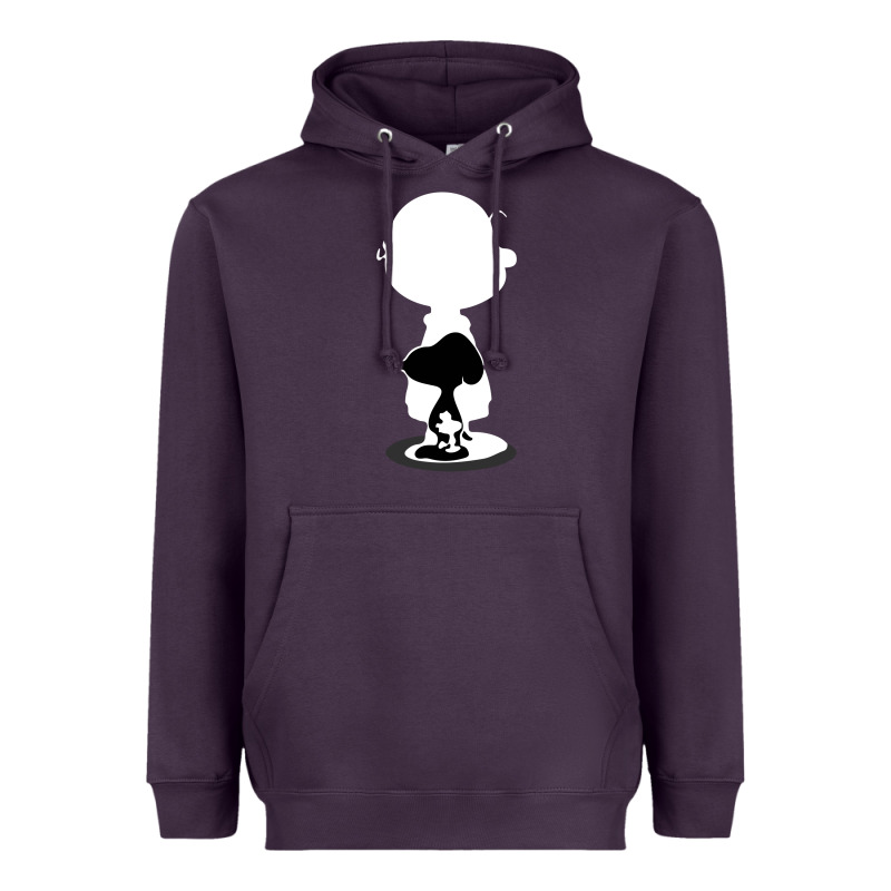 Peanuts Shadow Silhouette Heavyweight Hoodie by linhVisuals | Teevron