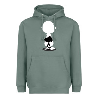 Sage peanuts shadow silhouette Heavyweight Hoodie - linhVisuals
