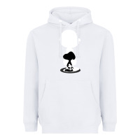White peanuts shadow silhouette Heavyweight Hoodie - linhVisuals