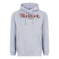 Heather Grey blackfoot Heavyweight Hoodie - linhVisuals