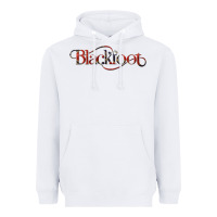 White blackfoot Heavyweight Hoodie - linhVisuals