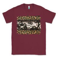 Burgundy leopard cowhide pattern background Classic Tee - Jasminsmagicworld
