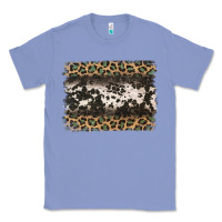 Colony Blue leopard cowhide pattern background Classic Tee - Jasminsmagicworld