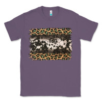 Lavender leopard cowhide pattern background Classic Tee - Jasminsmagicworld