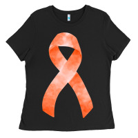 Kidney Cancer Ribbon Fa Element Ladies Tee | Teevron
