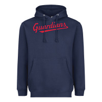 Navy GUARDIANS Heavyweight Hoodie - linhVisuals