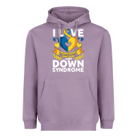 Lavender down syndrome awareness month special needs love Heavyweight Hoodie - linhVisuals