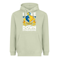 Matcha down syndrome awareness month special needs love Heavyweight Hoodie - linhVisuals