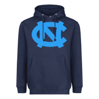Navy north carolina Heavyweight Hoodie - linhVisuals