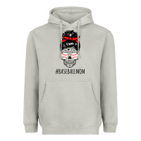 Moon Dust Baseball Mom Skull Heavyweight Hoodie - linhVisuals
