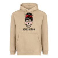Mushroom Baseball Mom Skull Heavyweight Hoodie - linhVisuals