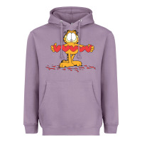 Lavender garfiel Heavyweight Hoodie - linhVisuals