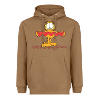 Toasted Coconut garfiel Heavyweight Hoodie - linhVisuals