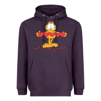 Plum garfiel Heavyweight Hoodie - linhVisuals