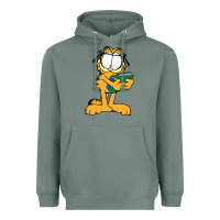 Sage garfiel Heavyweight Hoodie - linhVisuals