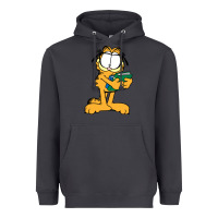 Smoke garfiel Heavyweight Hoodie - linhVisuals
