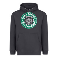 Smoke have coffee, watch radar new Heavyweight Hoodie - linhVisuals