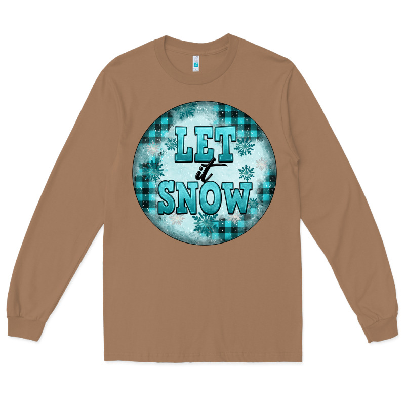 Let It Snow Long Sleeve Tee by FaDigitalArtStudio | Teevron