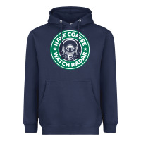 Navy have coffee, watch radar new Heavyweight Hoodie - linhVisuals