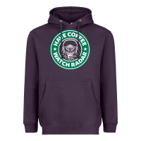 Plum have coffee, watch radar new Heavyweight Hoodie - linhVisuals