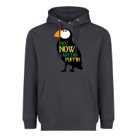 Smoke not now arctic puffin! ,  not now arctic puffin Heavyweight Hoodie - linhVisuals